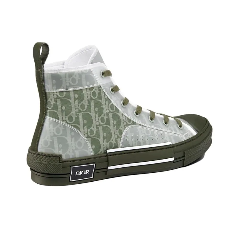 DIOR B23 Olive Oblique Canvas-4