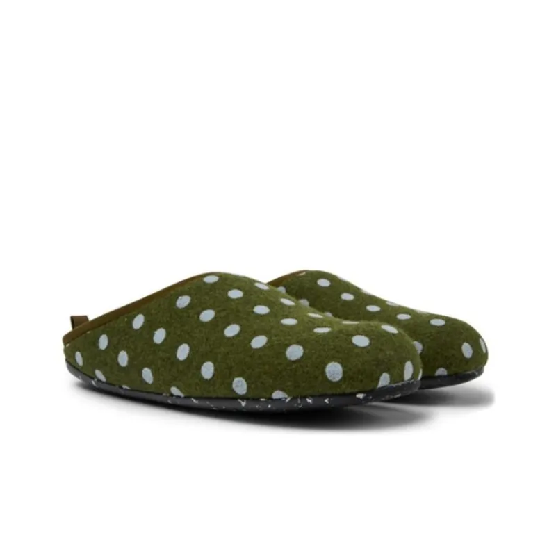 CAMPER Wabi Wrap-toe Slippers Men's Green-1