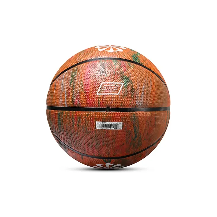 Nike Rubber Basketball Brown Graffiti Size 7 Training Unisex-3