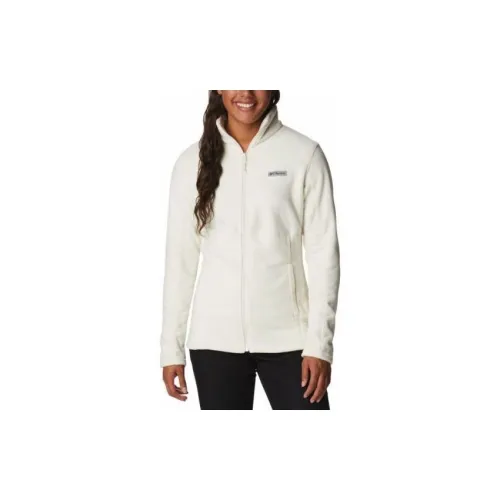 Columbia Velvet Jackets Women's White