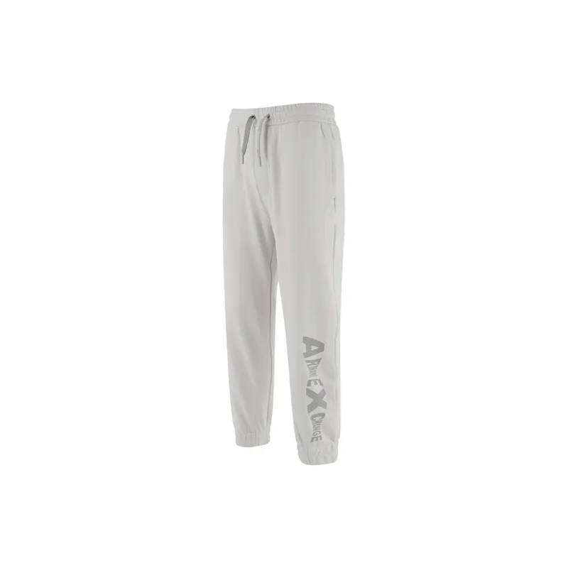 ARMANI EXCHANGEAE SS23 Knitted Sweatpants Men's Light Gray-2