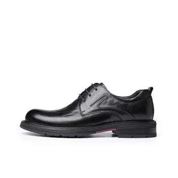 LAORENTOU Dress Shoes Men Low Top Brown/Black