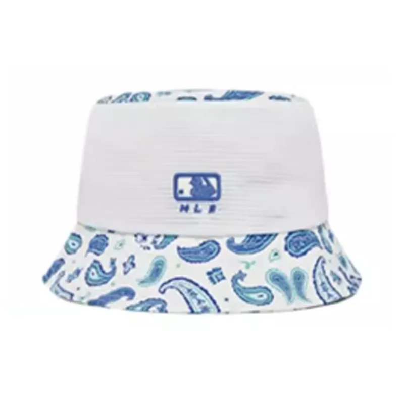 MLB Polyester Bucket Hats Kids' White/Blue-2