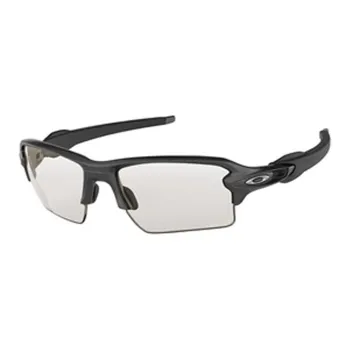 Oakley TR/Memory Plastic Irregular Shape Sunglasses Unisex Black