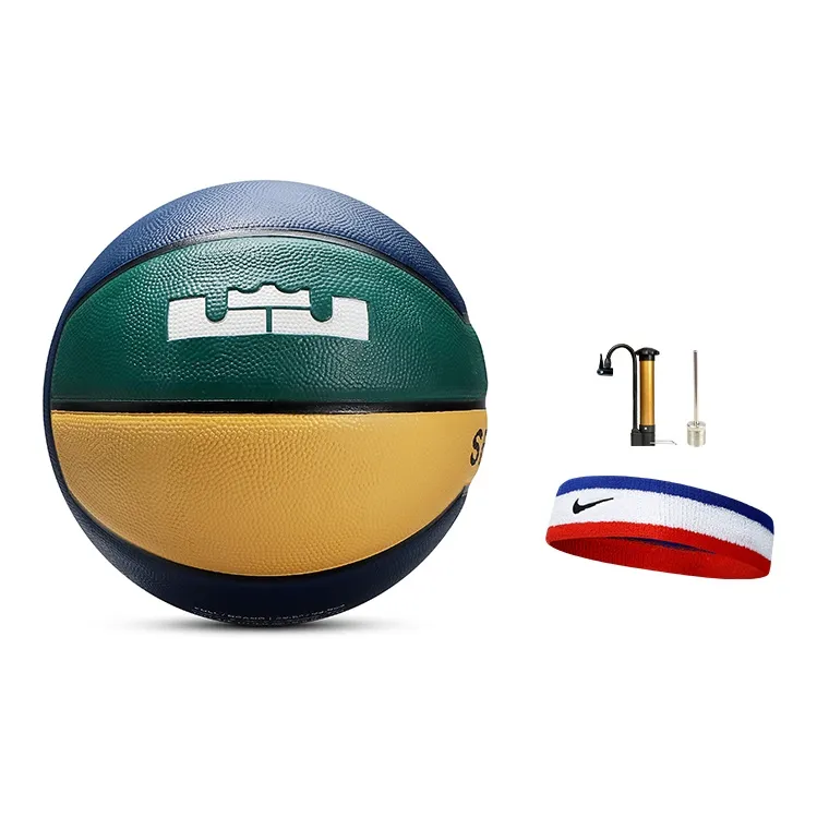 Nike Rubber Basketball Yellow Green Size 7 Training Unisex-6