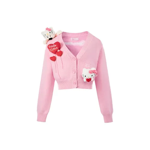 Sanrio X 13 DEMARZO Knitwear Women's Pink