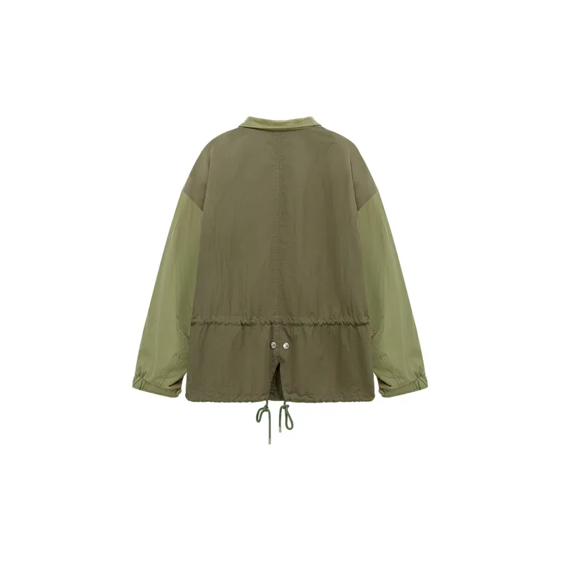 NO ONE ELSE Puffer Jackets Women's Mustard Green-1