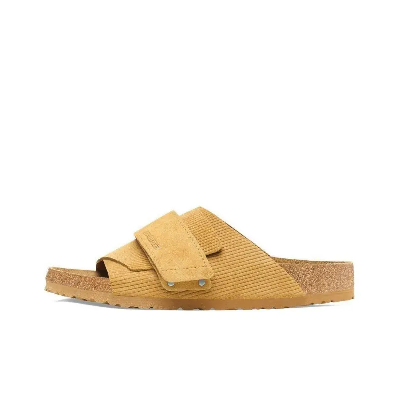 Birkenstock Slide Slippers Unisex Cork Brown Narrow Fit-0
