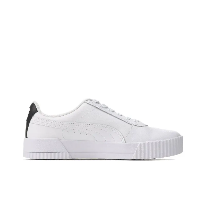 PUMA Carina Leather 'White Black Rosewater' Women's-1