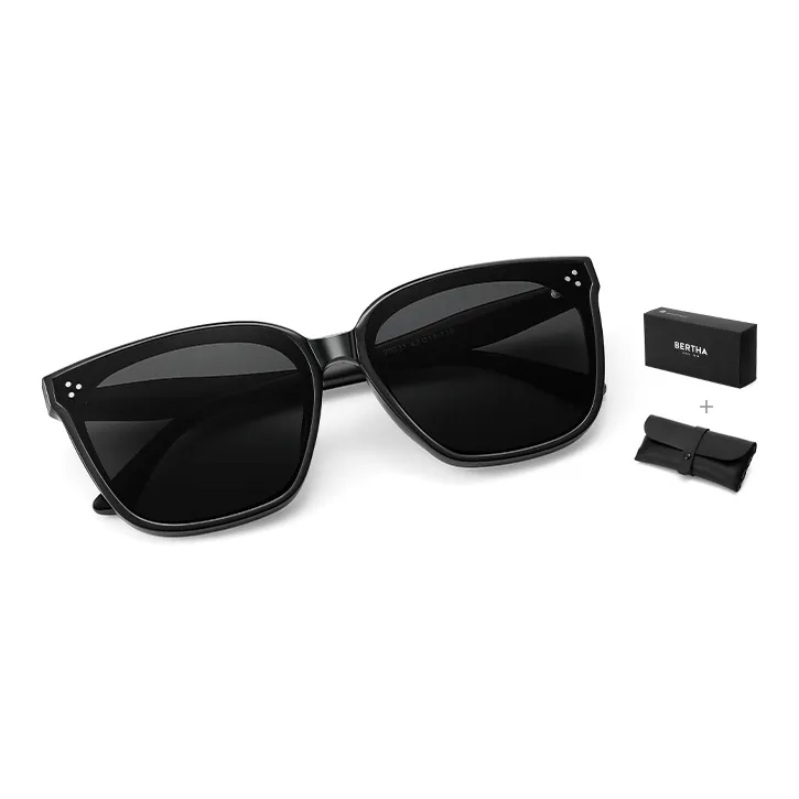 BERTHA TR/Memory Plastic Square Sunglasses Unisex-3