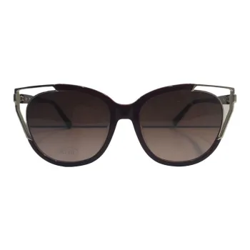 MCM Plastic Irregular Shape Sunglasses Unisex Brown