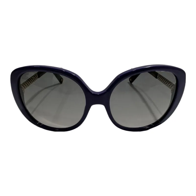 DIOR Metal Irregular Shape Sunglasses Unisex Blue-0