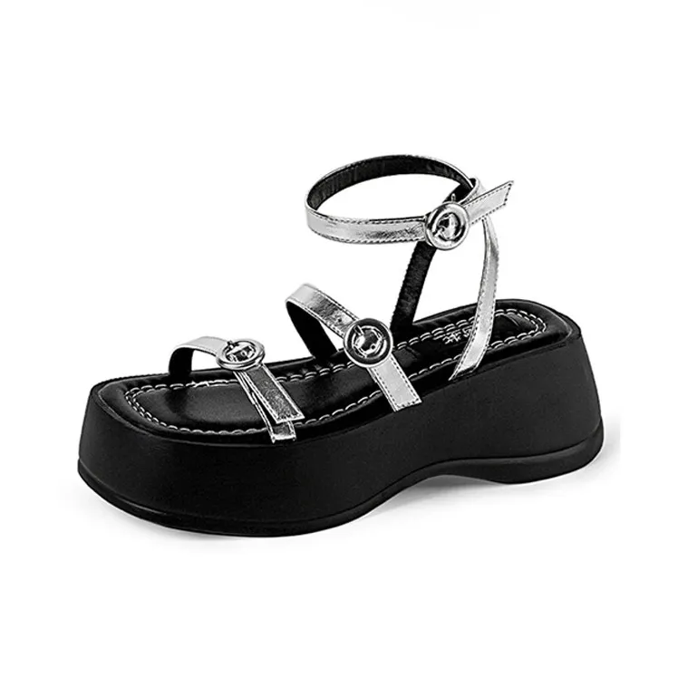 Wonderful Couple Strap Sandals 6.5cm Women's-4