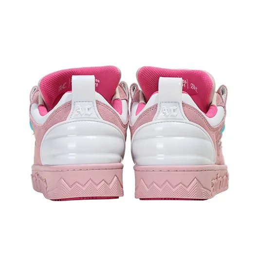 A Chock Dopamine Dressing Collection Low Top Skateboard Shoes Unisex Spring Blossom Pink-3