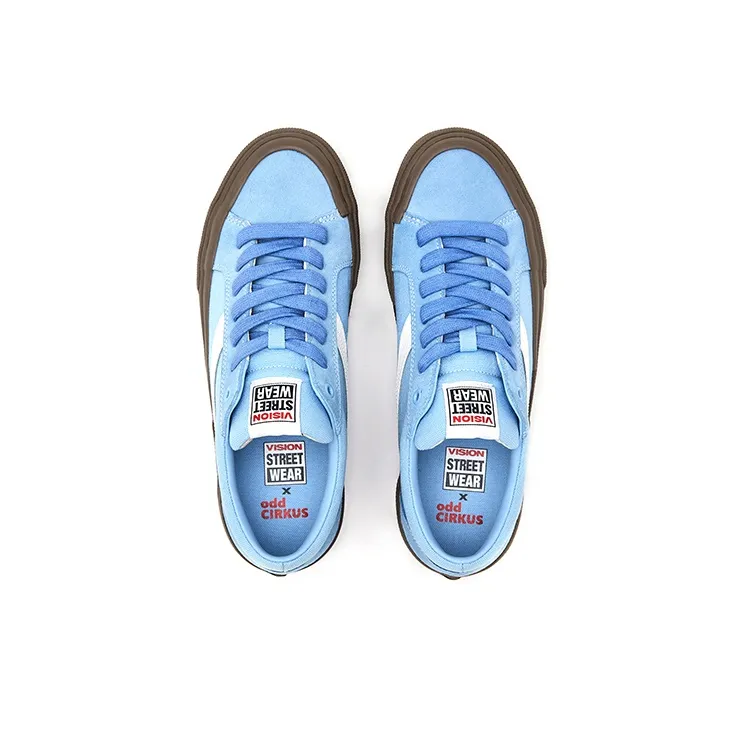 Oddcirkus X Vision Street Wear Astley Pro Skateboard Shoes Unisex Low Top White-3