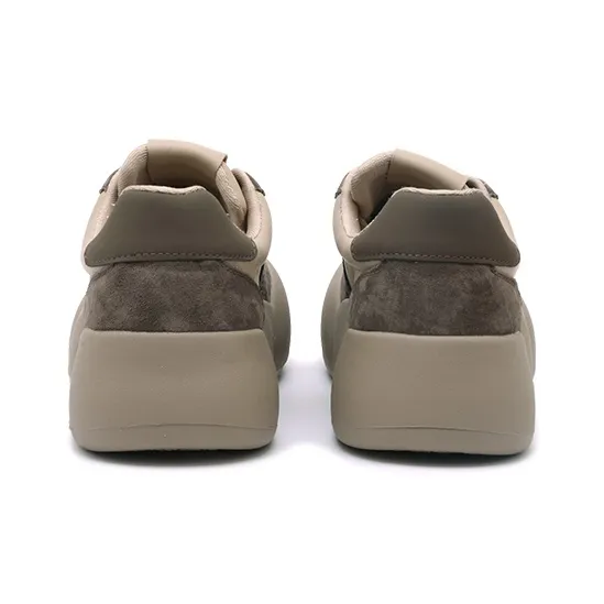 Mr.shang Low Top Casual Skateboard Shoes Women's Apricot-10