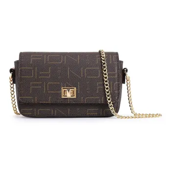 FION Artificial Leather Small Square Bag, Chain Bag, Crossbody Bag Mini Women's Multicolor