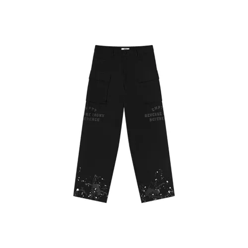 EMPTY REFERENCE Casual Pants Unisex Black