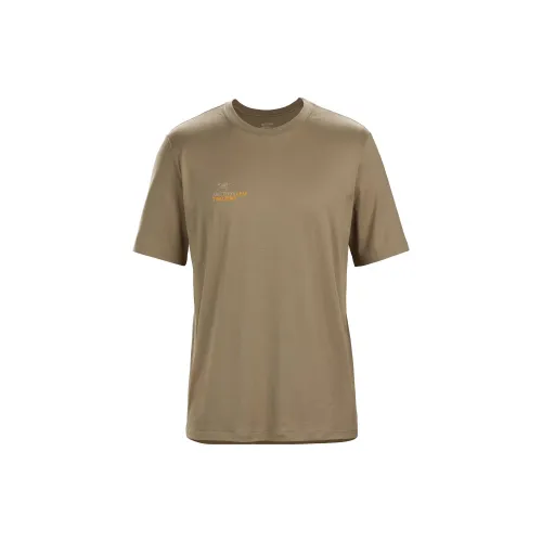 Arcteryx Emblem T-Shirts Men Brown/Crocodile