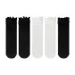 1 Black Diamond 1 Black Crisscross 1 White Stripes 1 White Heart 1 Black Ripple