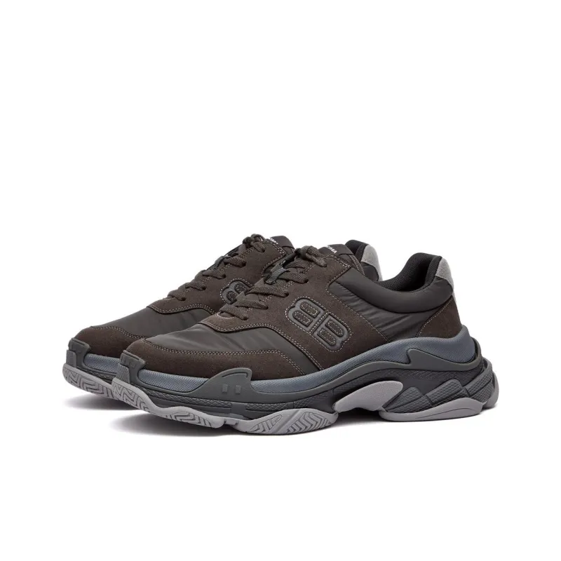 Balenciaga Triple S Sneakers 'Dark Brown Grey'-2