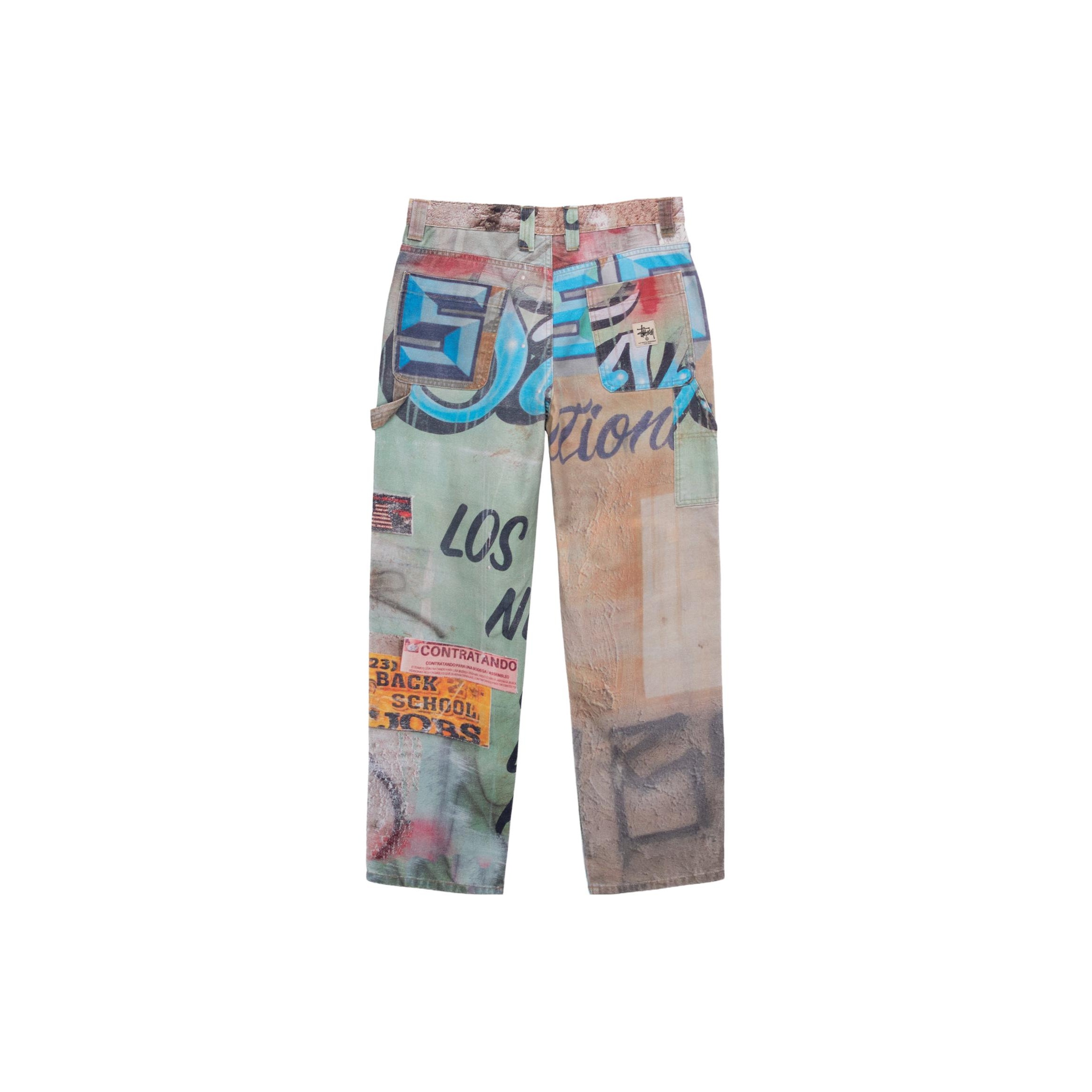 Stussy Work-Pant Alfonso Canvas 'Multi' 116630