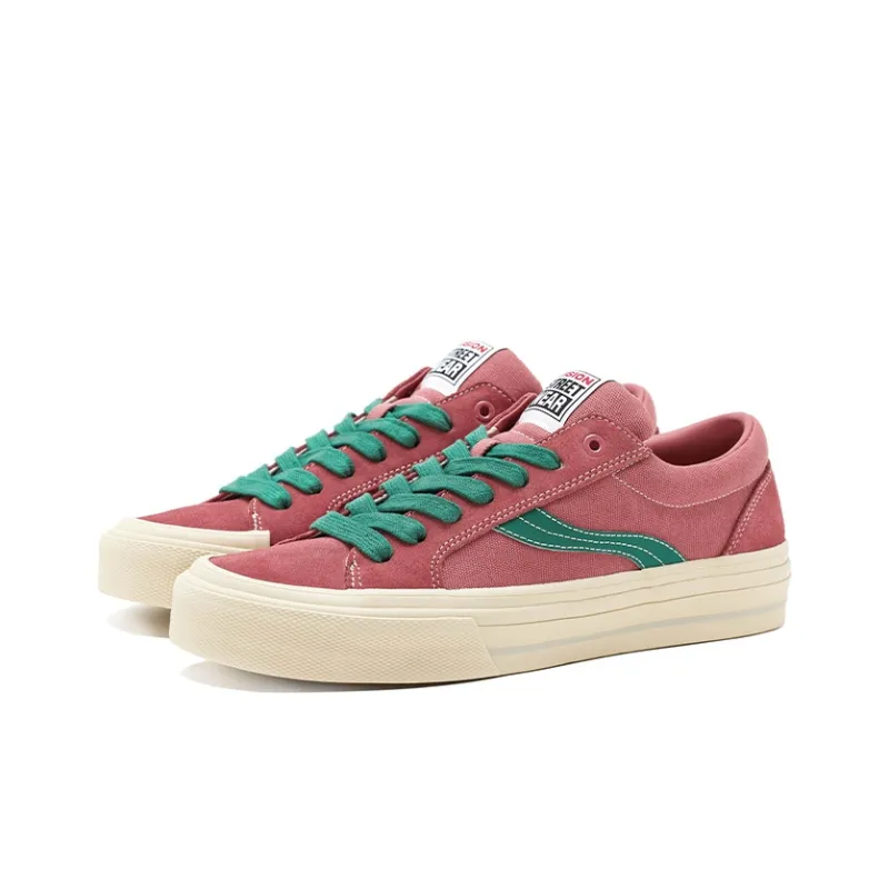 Oddcirkus X Vision Street Wear Astley Pro Skateboard Shoes Unisex Low Top Green-2