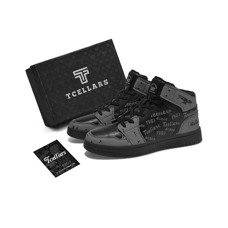 TCELLARS Mid Top Skateboard Shoes Unisex-0