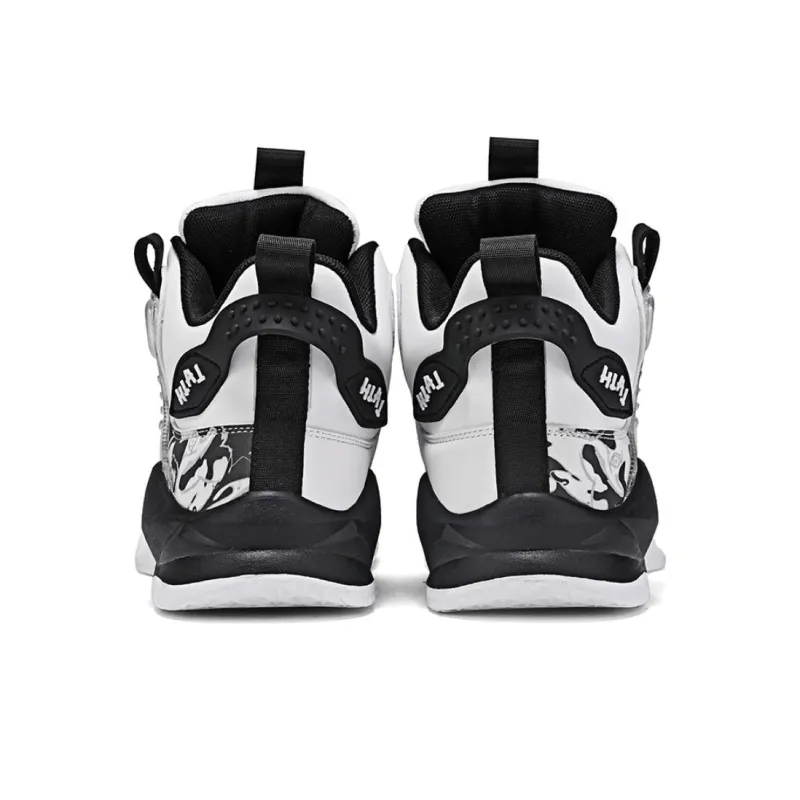 HLA JEANS Children's Basketball Shoes Wear-Resistant Slip-Resistant High-Top Casual Shoes-10