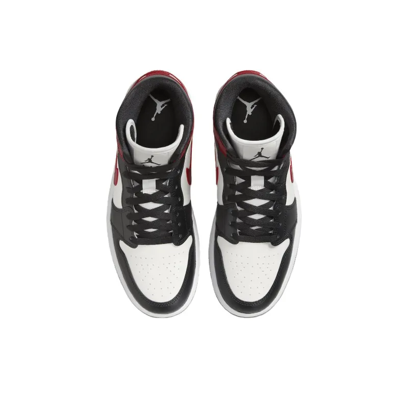 Jordan 1 Mid Gym Red Off Noir Women's-3