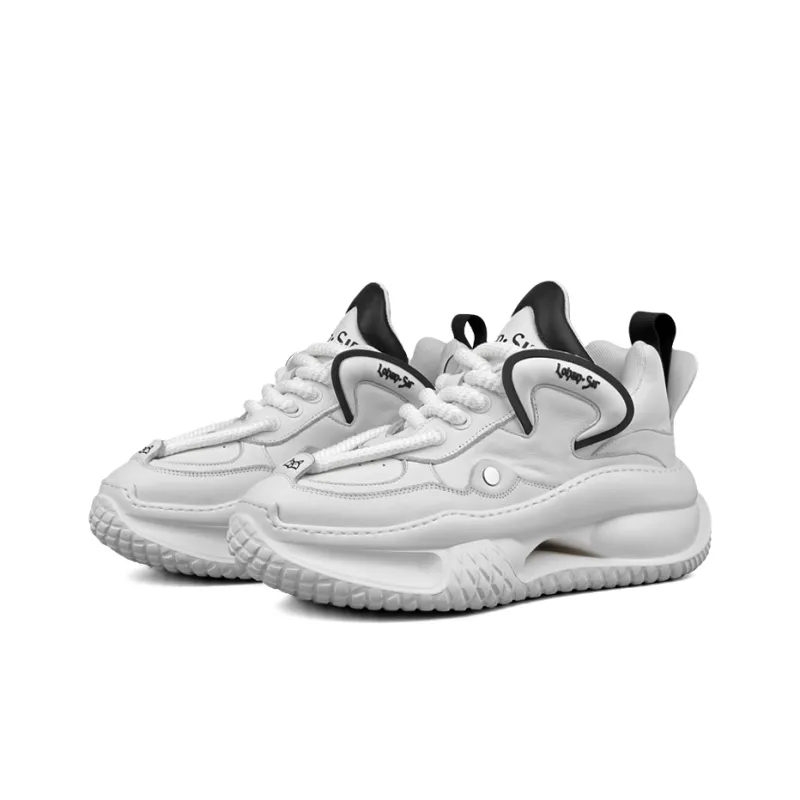 LOHAN·SIR Dreamland Height Increasing Wear-Resistant Lightweight Slip-Resistant Low-Top Chunky Sneakers Men's-7