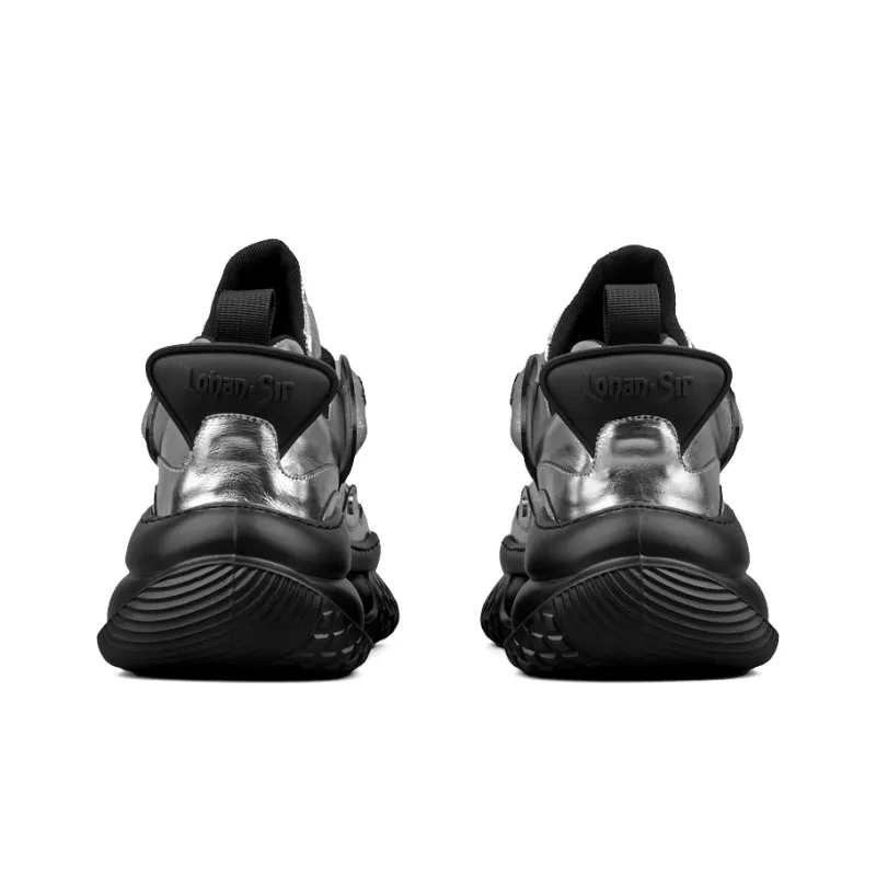 LOHAN·SIR Dreamland Height Increasing Wear-Resistant Lightweight Slip-Resistant Low-Top Chunky Sneakers Men's-17