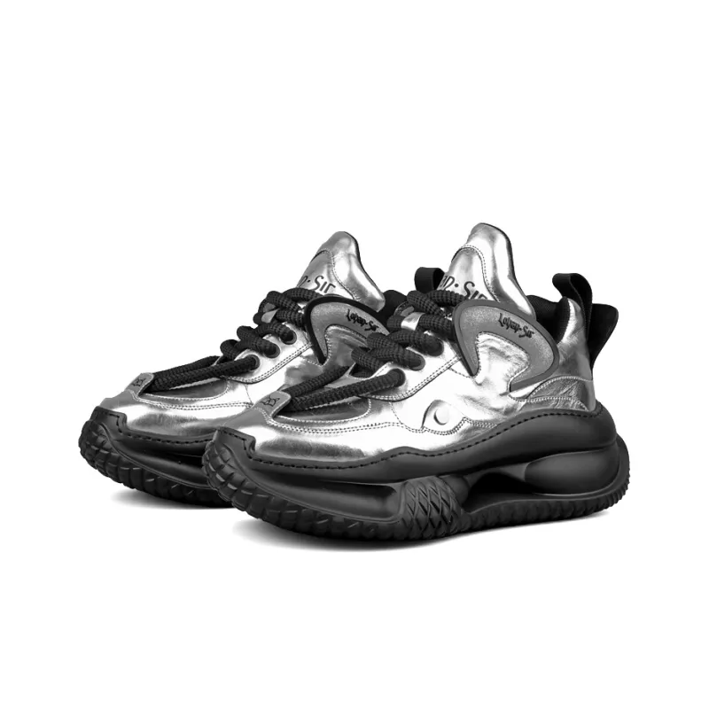 LOHAN·SIR Dreamland Height Increasing Wear-Resistant Lightweight Slip-Resistant Low-Top Chunky Sneakers Men's-13