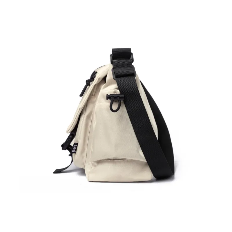 Lee Oxford Crossbody Bag, Travel Messenger Bag Regular Unisex Black/Khaki-10