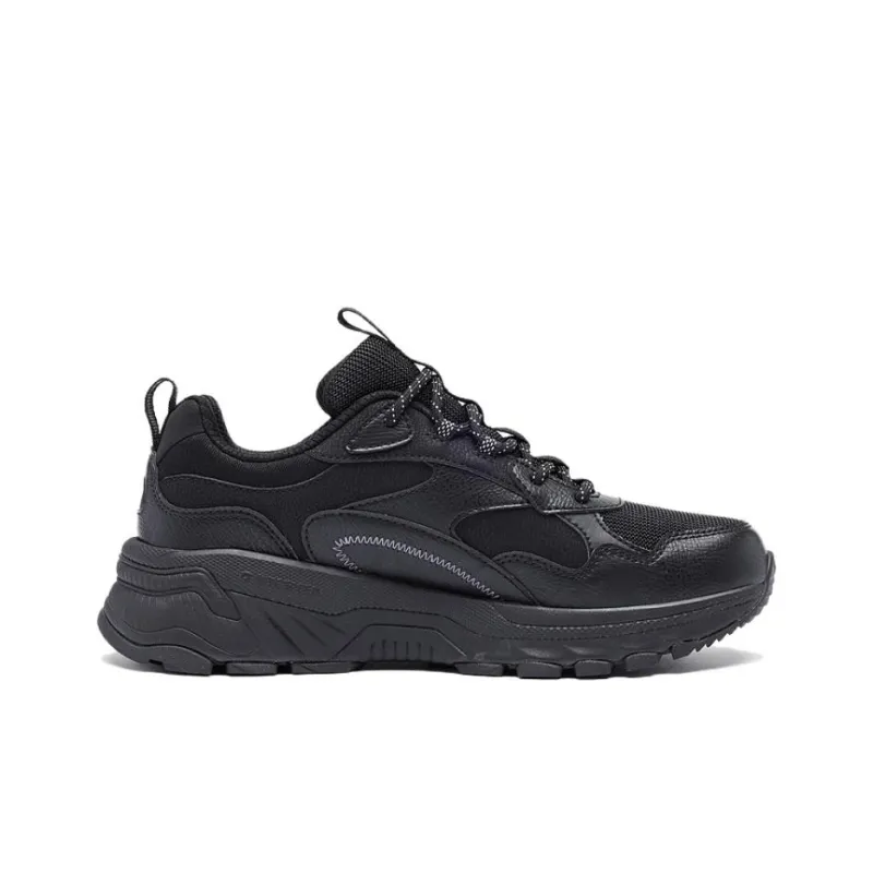 QIAODAN Ice Marks Cushioned Slip Resistant Rebound Low Top Running Shoes Women's Black-1