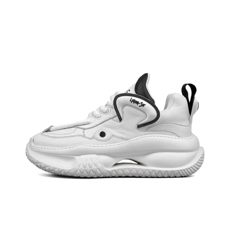LOHAN·SIR Dreamland Height Increasing Wear-Resistant Lightweight Slip-Resistant Low-Top Chunky Sneakers Men's-6