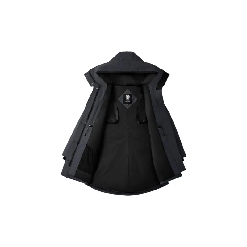 Canada Goose Rossclair Series Parka Coats Women's Blue Black/Navy-2