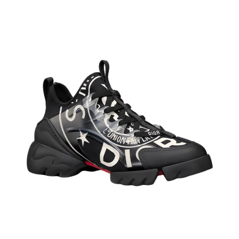 DIOR Women's D-Connect 'Union Print - Black'-2