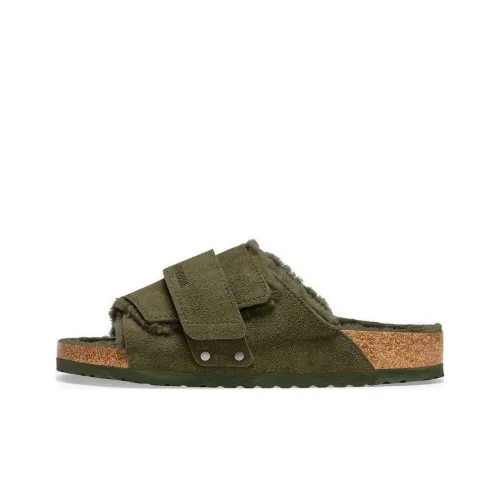 Birkenstock Slippers Unisex Olive Green Narrow Fit