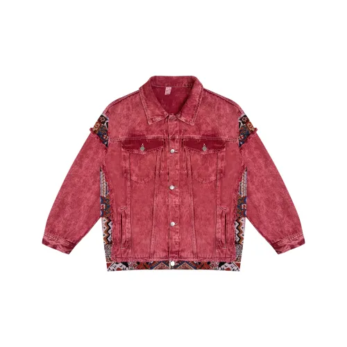 FOREVER 21 Denim Jackets Unisex Pink