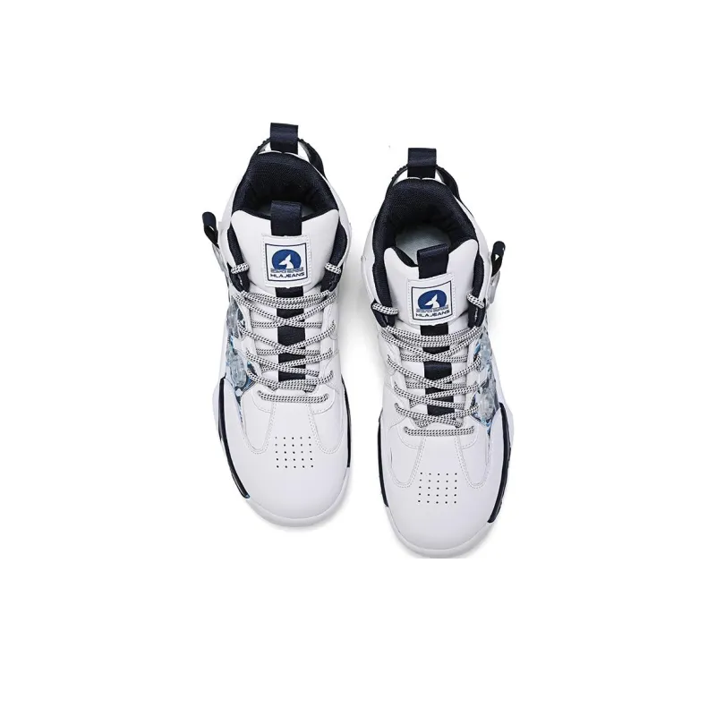 HLA JEANS Children's Basketball Shoes Wear-Resistant Slip-Resistant High-Top Casual Shoes-21