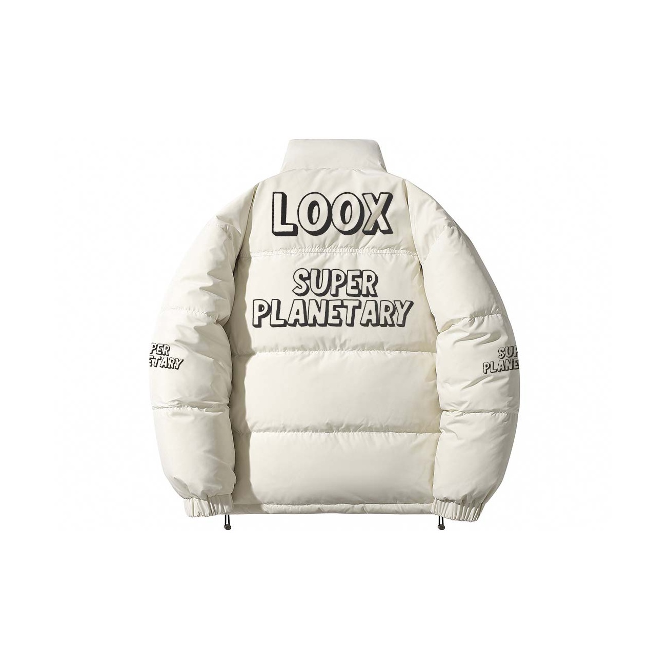 LOOX! Down Jackets Unisex Black (Hooded) L - POIZON