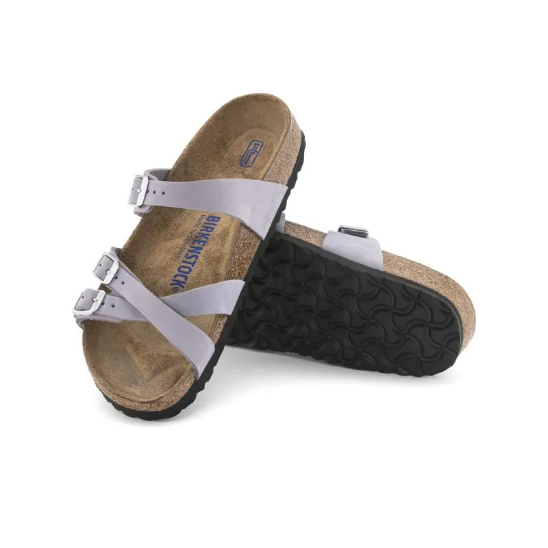 Birkenstock Slide Slippers Women's Dusty Purple Regular-3
