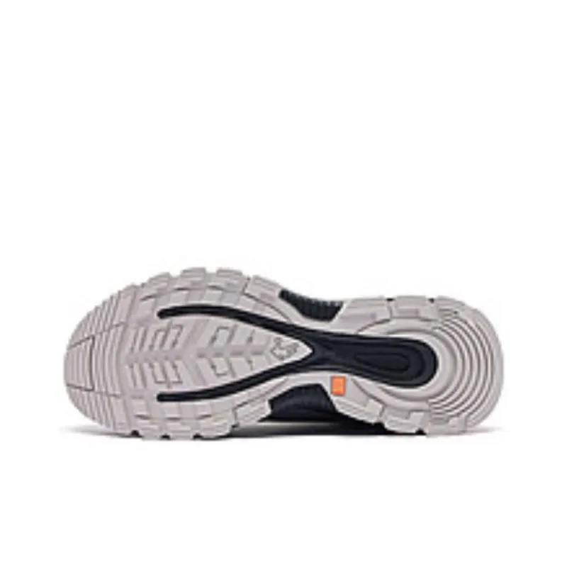 QIAODAN Ice Marks Shock Absorbers With Slip Resistant Features Low Top Running Shoes Men's Black Gray-4