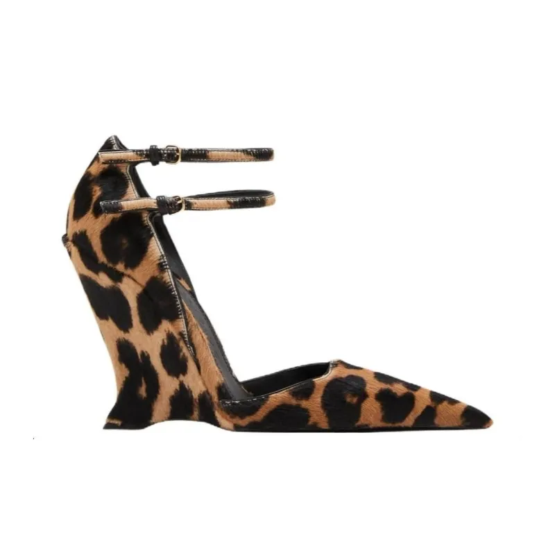 FERRAGAMO Vidya 105mm Leopard-pattern Leather Pumps-1