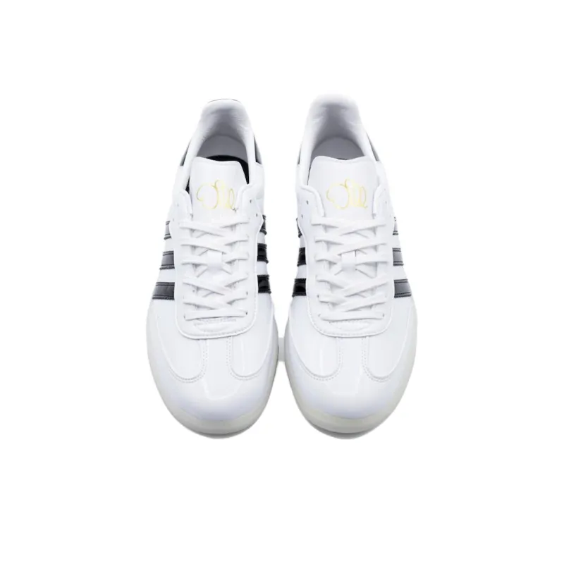 Adidas Samba Jason Dill White Black Patent-2