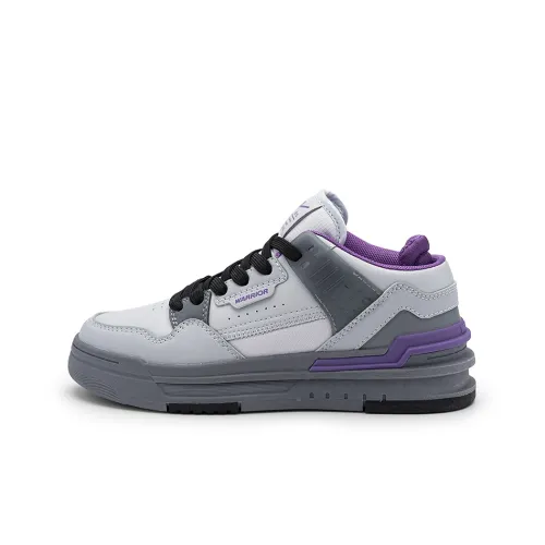 Warrior Sky Power High Level Puffy Shoes Low Top Skateboard Shoes Women's Dark Gray