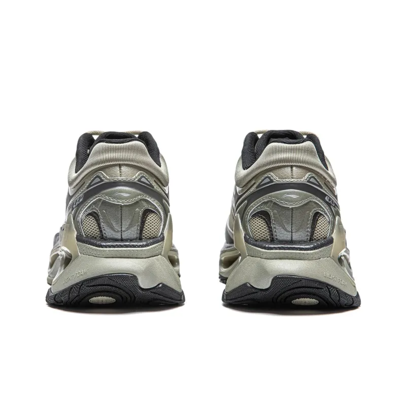 LiNing Beyond Infinity Anti Slip Wear Resistant Low Top Casual Shoes Men's Rock Gray-3