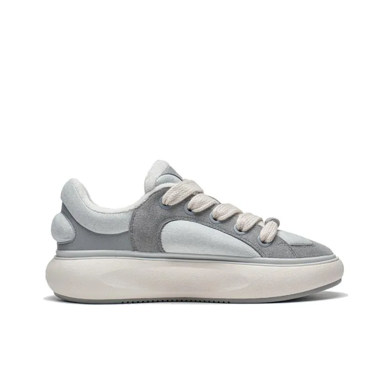 LiNing Yun You C4D Anti Slip Wear Resistant Low Top Casual Shoes Men's Gray-1
