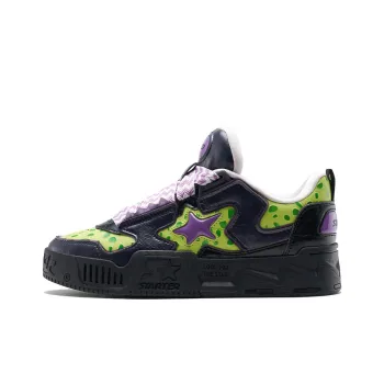 STARTER Vol Series 2 Wear Resistant Low Top Skateboard Shoes Men's Black Green